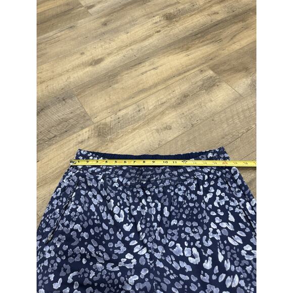 TOMMY BAHAMA Women's Blue Leopard Print Islandzone Pull-On Jogger Pant SZ Med - Picture 6 of 12